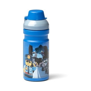Dziecięca niebieska butelka na wodę LEGO® City, 390 ml