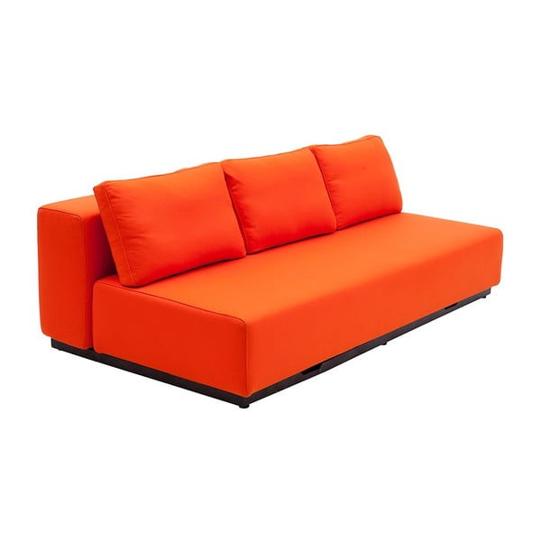 Pomarańczowa rozkładana sofa Softline Nevada, 200 cm