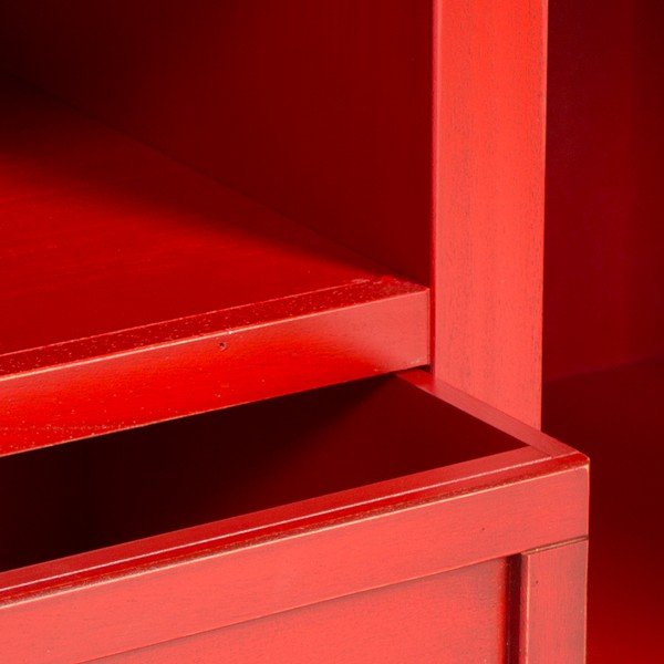 Czerwona szafka pod TV Evergreen House Credenza-image-1