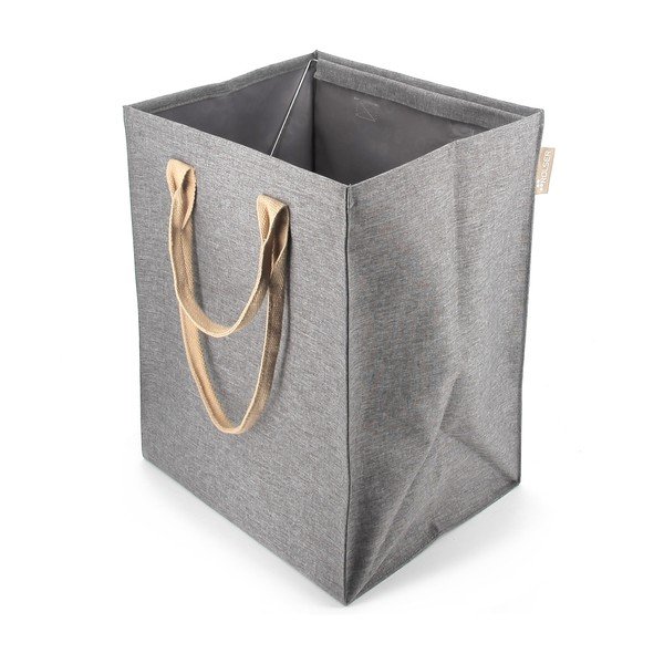 Szary tekstylny kosz na pranie 53 l Laundry Hub Tweed – Rolser
