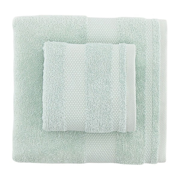 Zestaw 2 jasnoniebieskich ręczników Clio