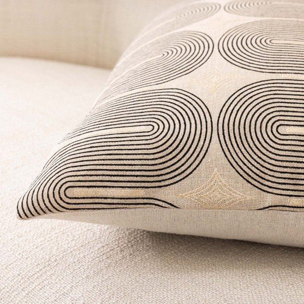 Poduszka dekoracyjna 40x60 cm Ondine – douceur d'intérieur-image-1