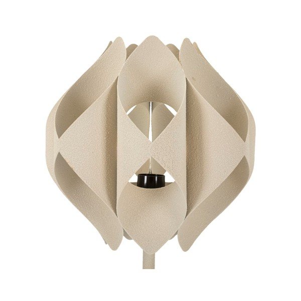 Beżowa lampa stołowa z metalowym kloszem (wysokość 57 cm) Space – Mauro Ferretti-image-2