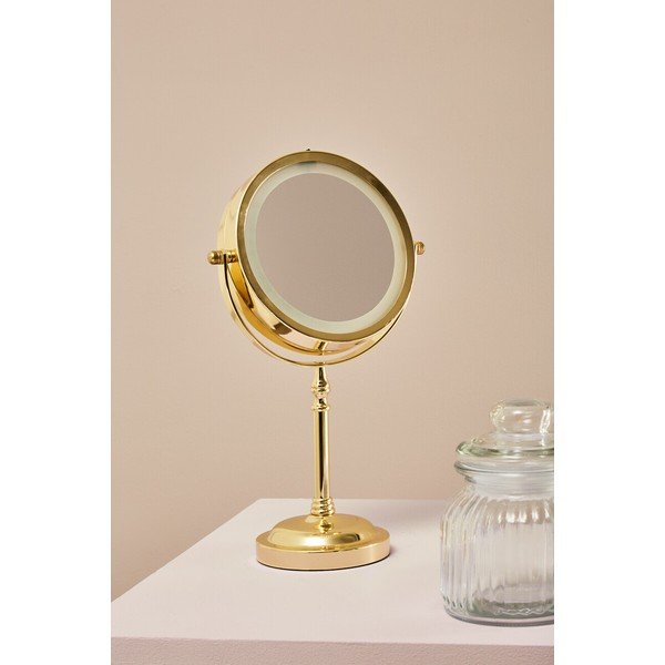 Lustro z oświetleniem/powiększające (powiększenie 2x) kosmetyczne ø 15 cm Cassini – Premier Housewares-image-1