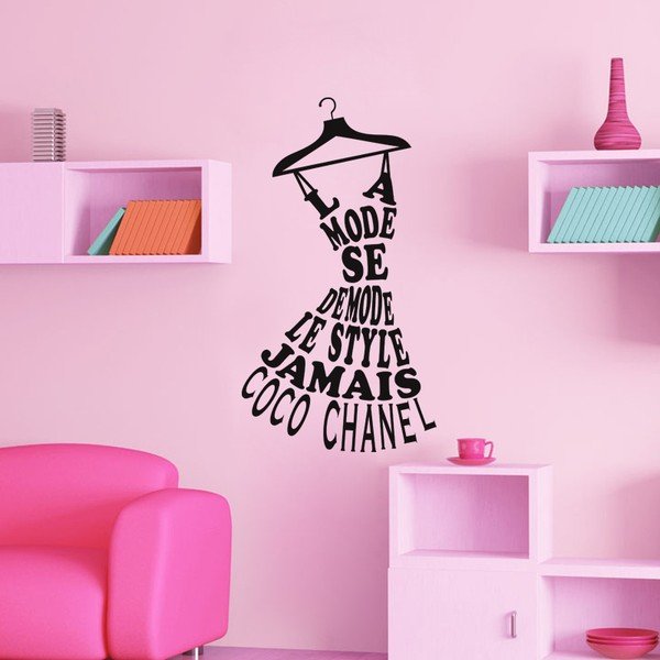 Naklejka Ambiance Coco Chanel Quote