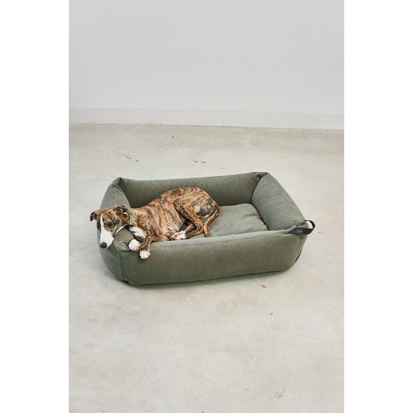 Szałwiowe legowisko dla psów 110x87 cm Comodo Sage M/L – MiaCara-image-2