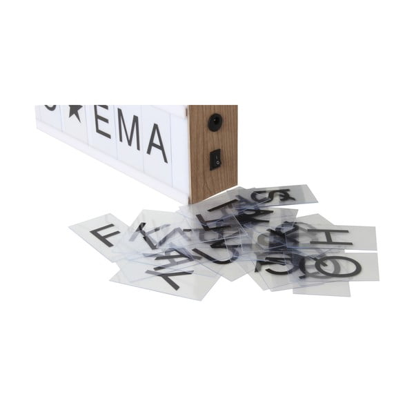 Lightbox z 95 znakami Opjet Boite, 30x22,6 cm-image-4