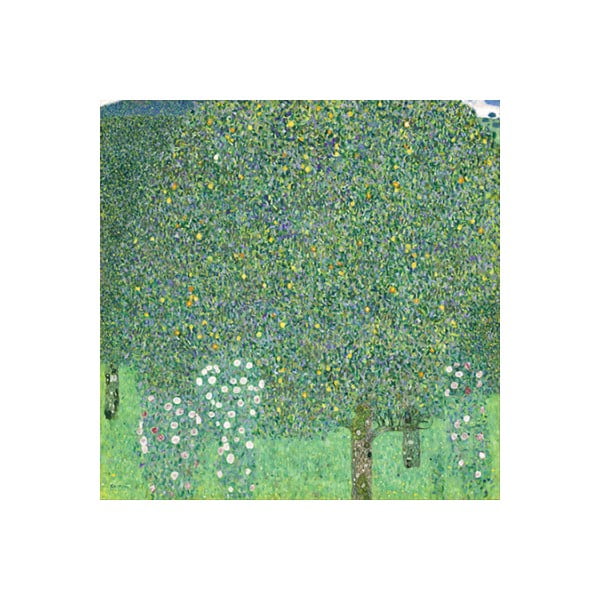 Reprodukcja obrazu Gustava Klimta - Rose Bushes under the Trees, 30x30 cm