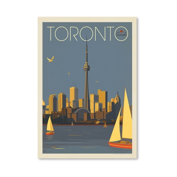 Plakat Americanflat Toronto, 42x30 cm