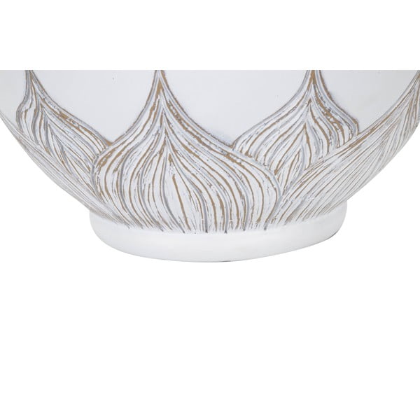 Biało-beżowa lampa stołowa z tekstylnym kloszem (wys. 59 cm) Atene – Mauro Ferretti-image-3