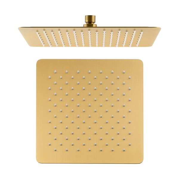 Deszczownica ze stali nierdzewnej w kolorze złota Slim – Sapho