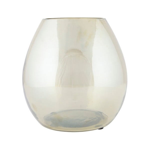 Jasnozielony szklany wazon De Eekhoorn Simple, ⌀ 20 cm