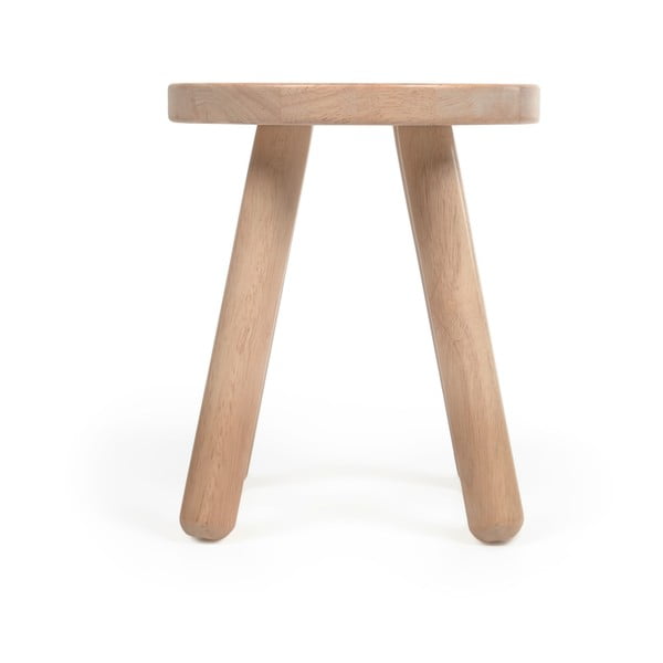 Stołek dziecięcy z drewna kauczukowego Kave Home Dilcia, ø 24 cm-image-4