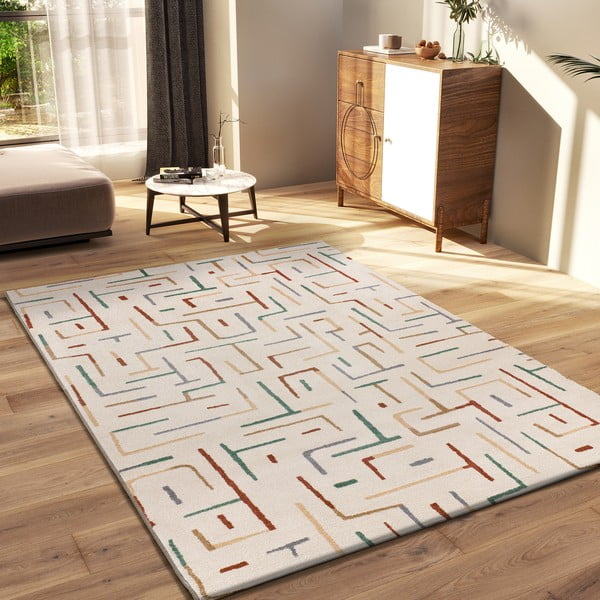 Kremowy dywan 160x230 cm Beruti – Universal-image-1