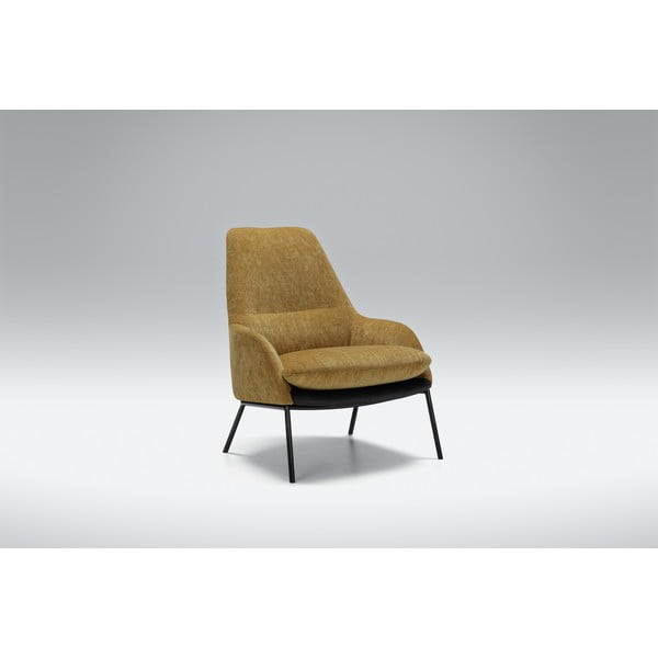 Ciemnożółty fotel Holly – Sits-image-1