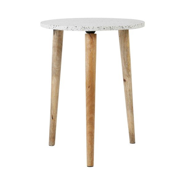 Okrągły stolik z blatem z lastryko ø 42 cm Terrazzo – Jardin d'Ulysse