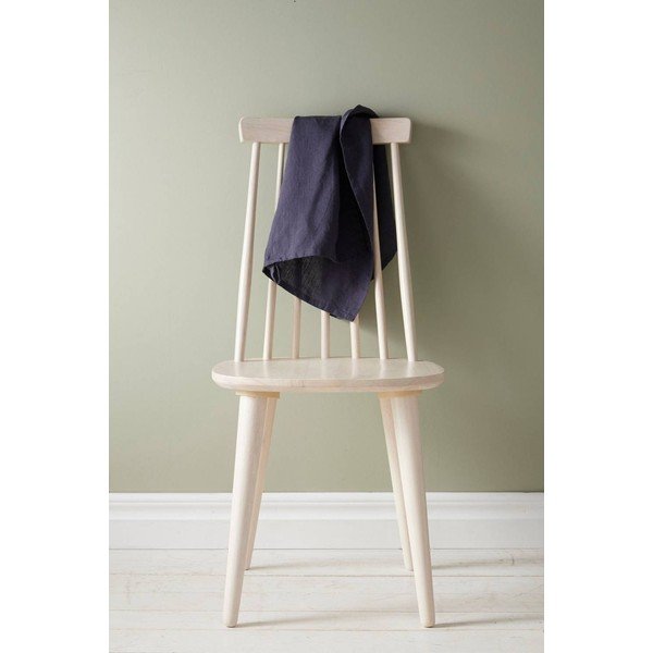 Hokery zestaw 2 szt. z litego drewna kauczukowego w jasnym naturalnym kolorze (wysokość siedziska 45 cm) Jolina – Ellos Home-image-1