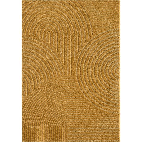 Dywan w kolorze ochry 200x290 cm Whirl – ESTE