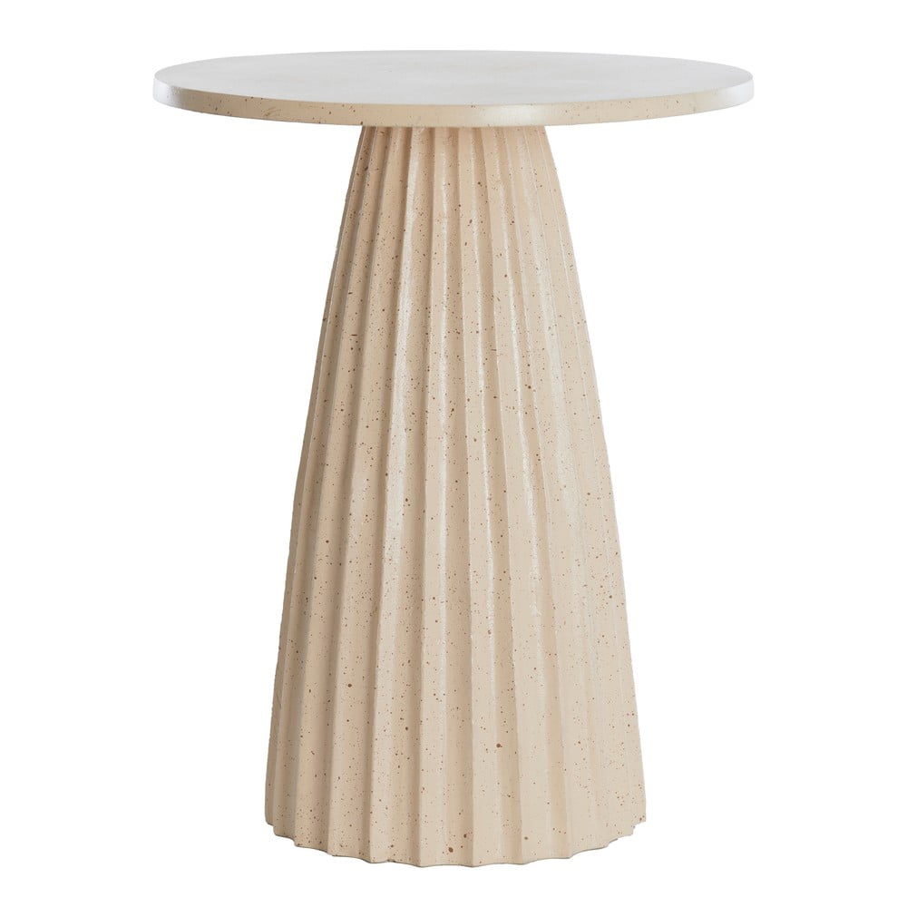 Metalowy okrągły stolik ø 40 cm Veglia – Light & Living