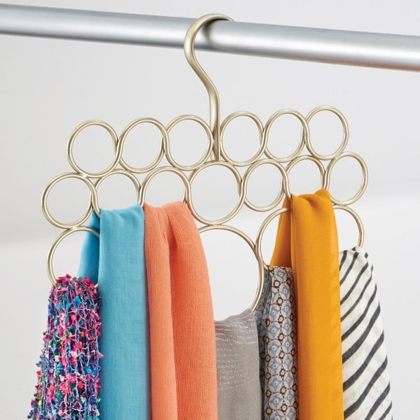 Wieszak na akcesoria w łzotym kolorze iDesign Axis, dł. 29 cm-image-1