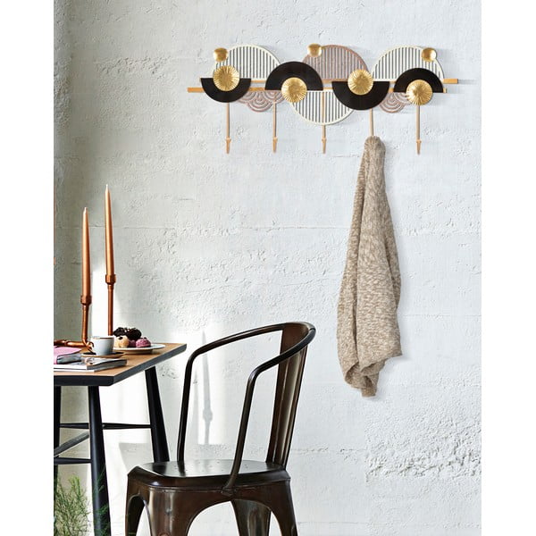 Wieszak w złoto-czarnym kolorze Mauro Ferretti Art-image-1