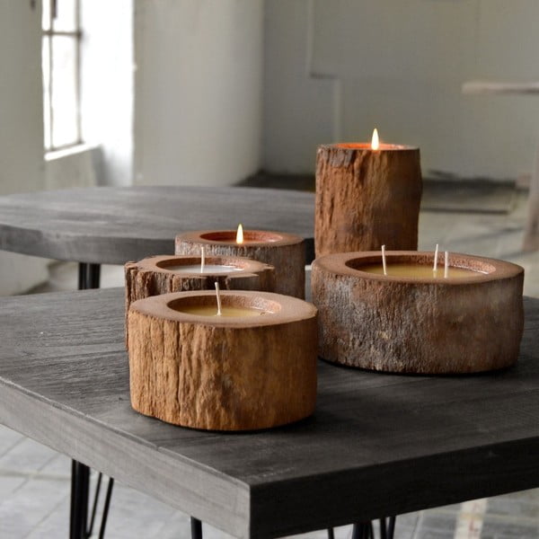 Palmowa świeczka Legno o zapachu białego piżma, 90 godzin palenia-image-4