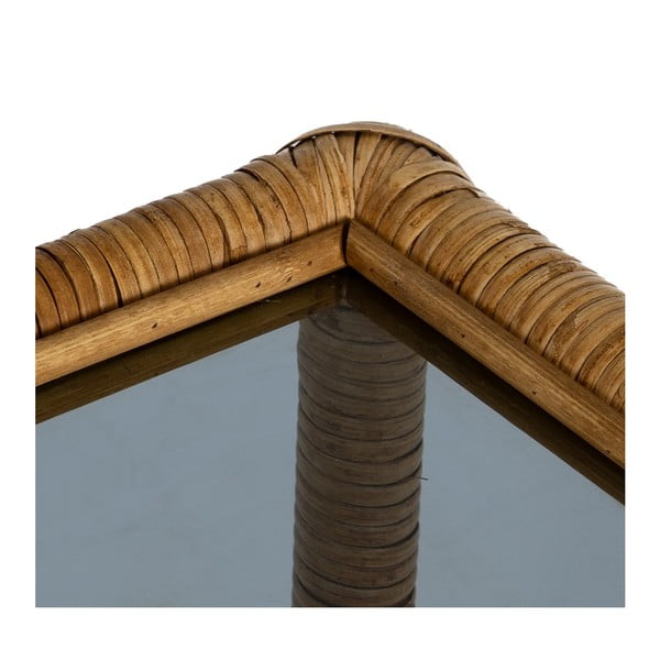 Stolik ze szklanym blatem 40x90 cm – Ixia-image-3