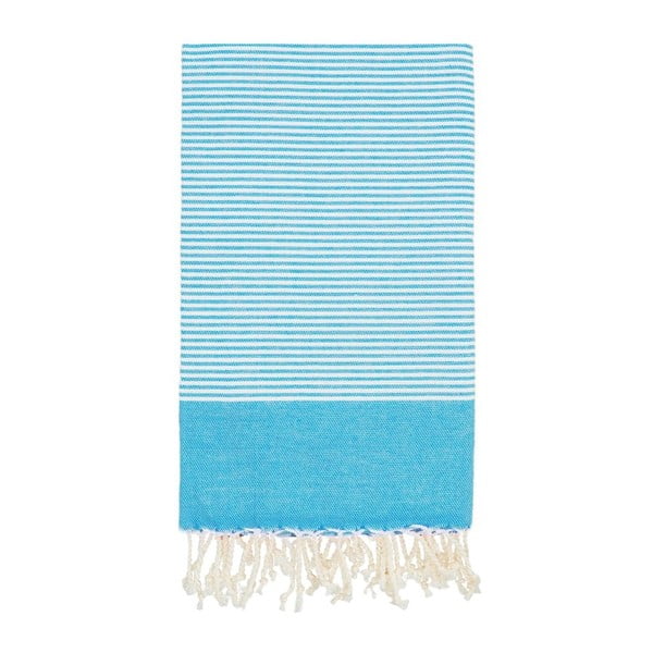 Ręcznik hammam Side Turquoise, 100x180 cm