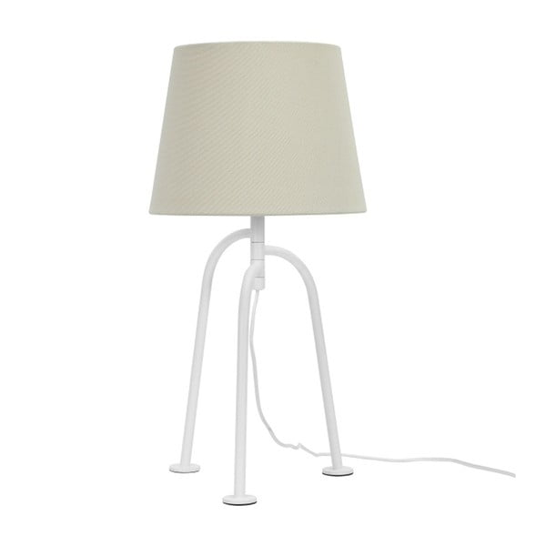 Biała lampa stołowa Garageeight Jay