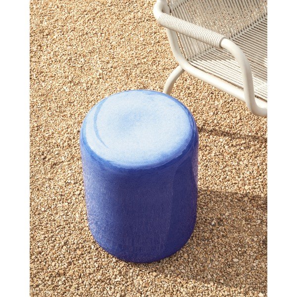 Okrągły stolik ogrodowy ceramiczny ø 35 cm Mesquida – Kave Home-image-1