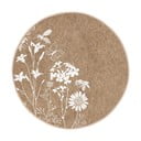 Jasnobrązowy okrągły dywan odpowiedni do prania i robotów sprzątających ø 120 cm Comfort – Mila Home