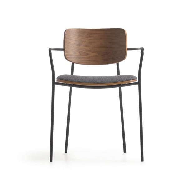 Szaro-brązowe krzesło Maureen – Kave Home-image-2