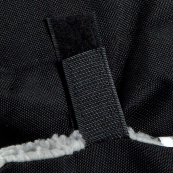 Czarny koc dla psów z materiału sherpa 50x80 cm – Love Story-image-4