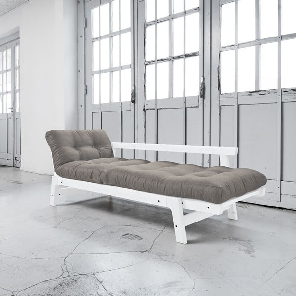 Sofa rozkładana Karup Step White/Granite Grey-image-2