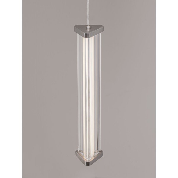 Metalowa lampa wisząca LED ze ściemniaczem w kolorze matowej czerni/w kolorze matowego srebra z kloszem ze szkła akrylowego ø 6 cm Pheme – Nova Luce-image-1
