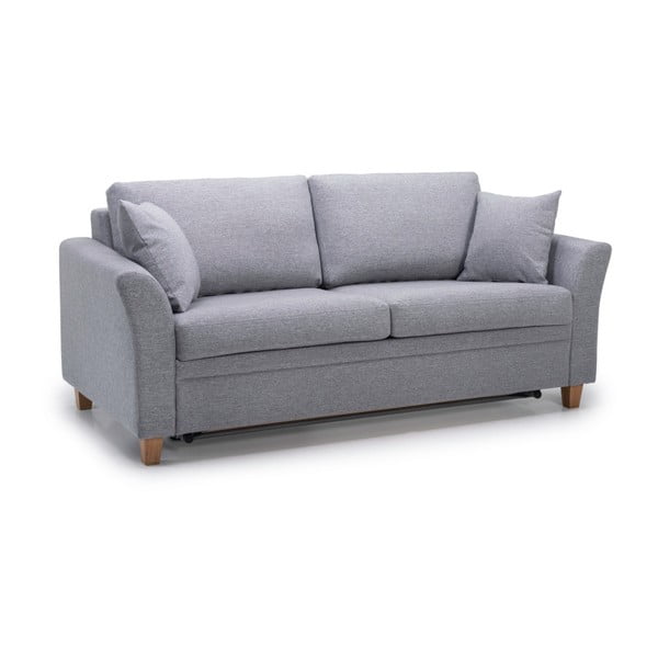 Jasnoszara rozkładana sofa Scandic Sonia-image-2