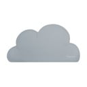 Ciemnoszara silikonowa mata stołowa Kindsgut Cloud, 49x27 cm