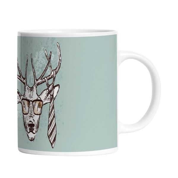 Ceramiczny kubek Handsome Deer, 330 ml