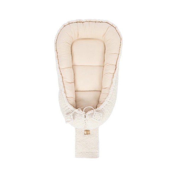 Beżowy kokon dla niemowląt 55x83 cm – Meowbaby-image-2