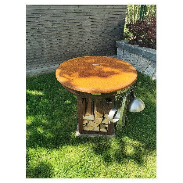 Stalowa pokrywa do grilla L – Remundi-image-1