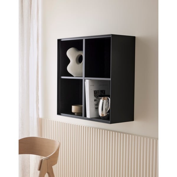 Czarny regał ścienny 68x68 cm Edge by Hammel – Hammel Furniture-image-1