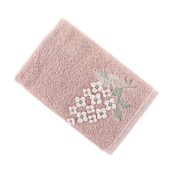 Różowy ręcznik Lavinya, 40x60 cm