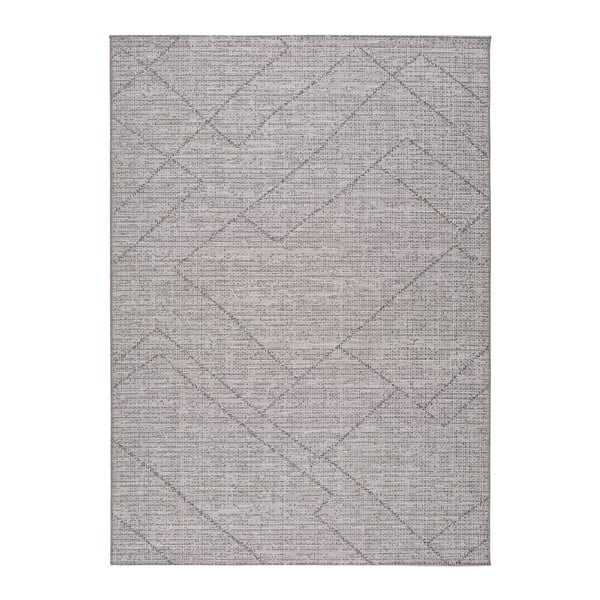 Szary dywan odpowiedni na zewnątrz Universal Macao Gray Amelia, 133x190 cm