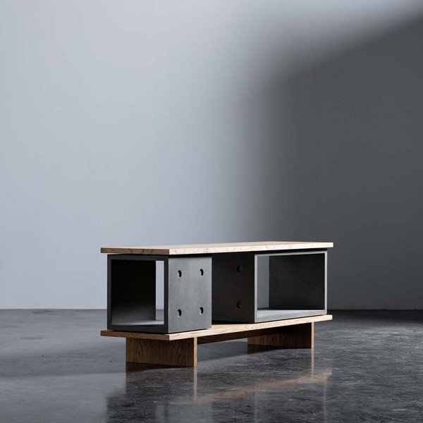 Betonowa komoda Lyon Béton Dice, 155 x 58 cm-image-1