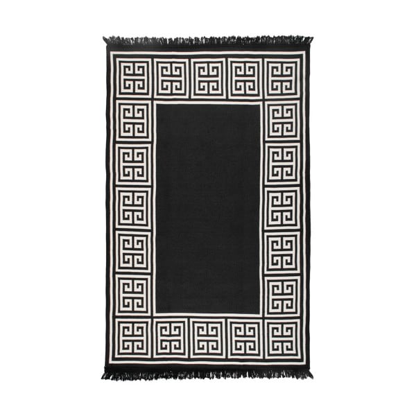 Beżowo-czarny dywan dwustronny Athena, 120x180 cm