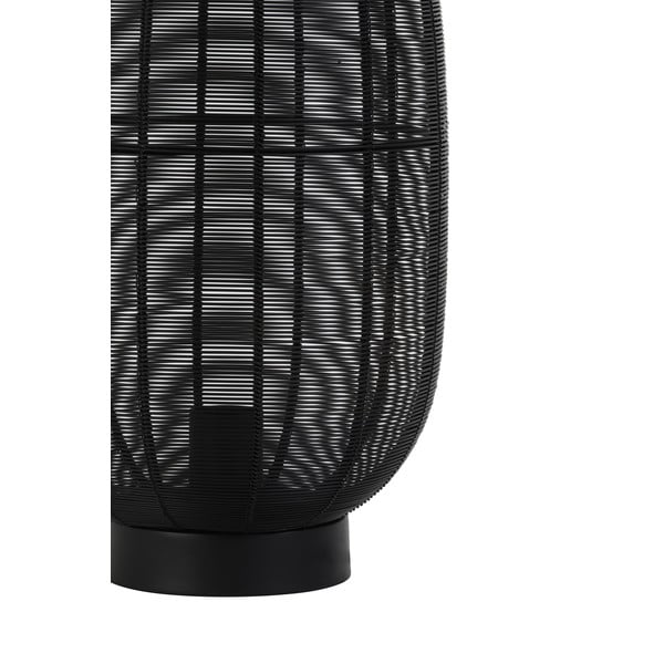 Czarna lampa stołowa (wysokość 30 cm) Ophra – Light & Living-image-1