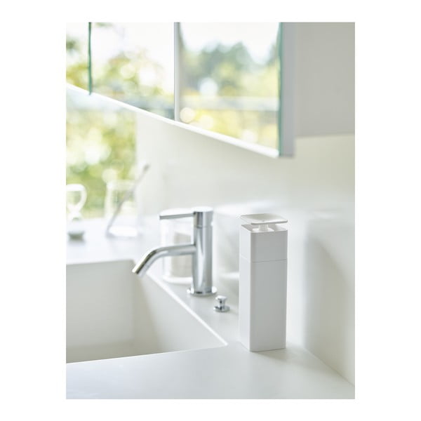 Biały dozownik do płynu do naczyń Yamazaki Tower, 250 ml-image-2