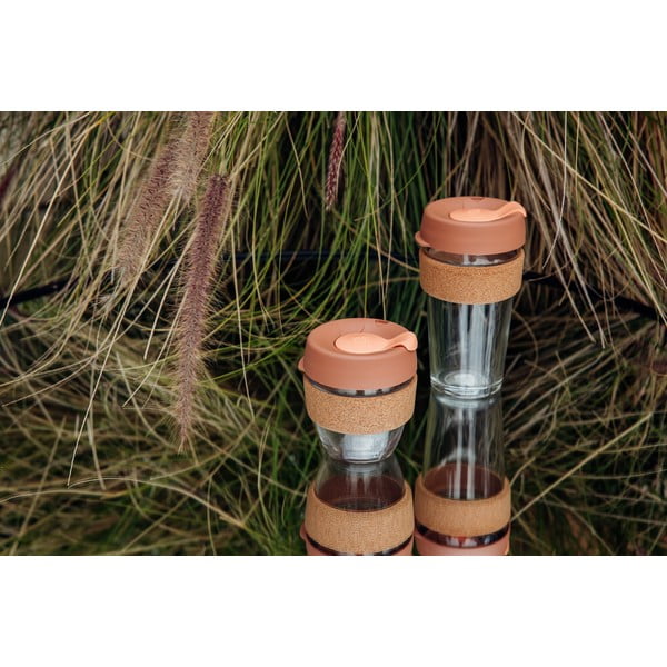 Różowy/brązowy kubek podróżny 227 ml Brew Frappe S – KeepCup-image-1