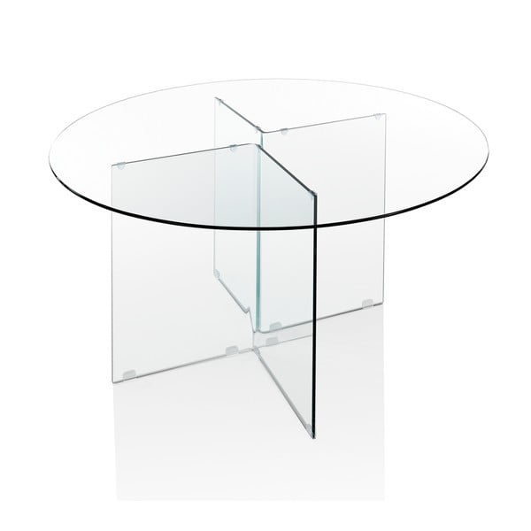 Szklany okrągły stół ø 130 cm Kaya – Tomasucci-image-3