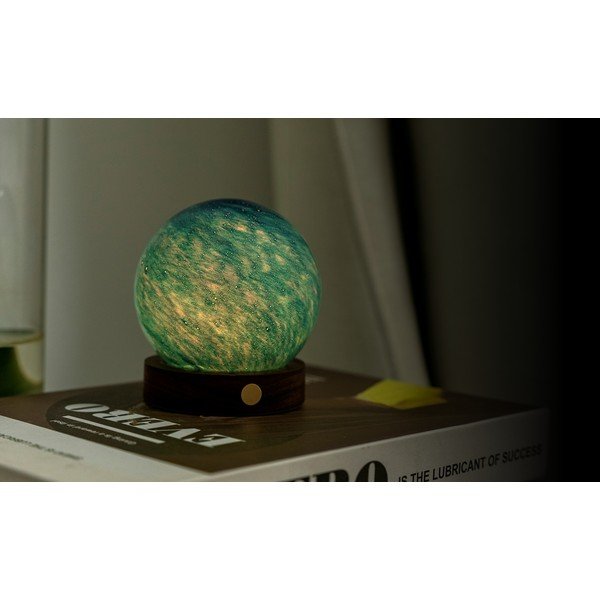 Dekoracja świetlna na USB w ciemnym naturalnym kolorze ø 8 cm Galaxy Breeze – Gingko-image-2